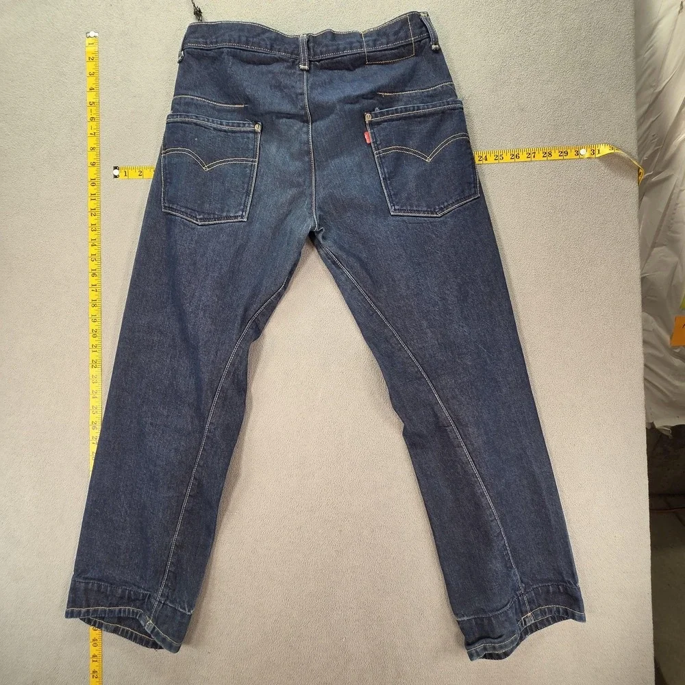 VTG Levis‎ Engineered Jeans Mens Blue Dark Wash Relaxed Twisted Fits 31x28